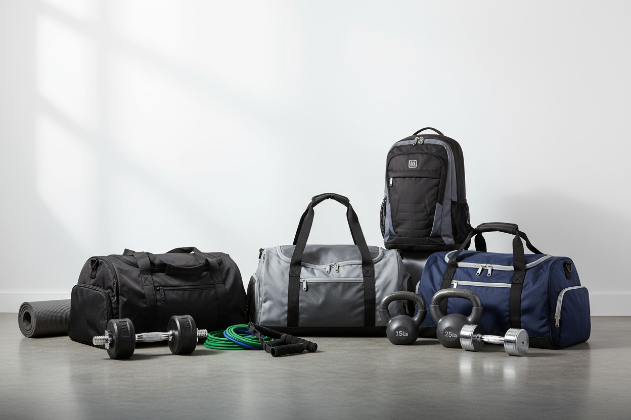 Produtos de Ginasio em casa e malas